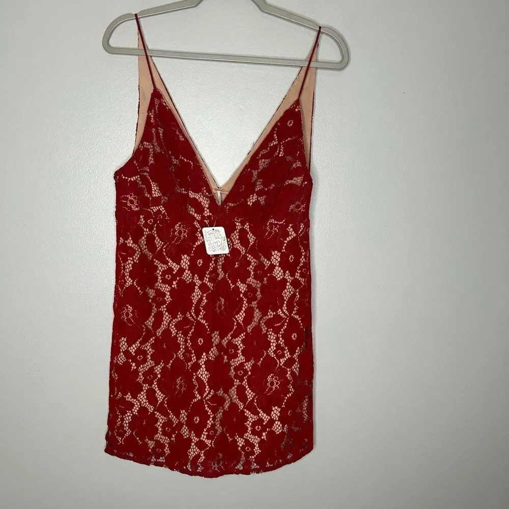 Free People Dangerous Love Lace Dress NWT
